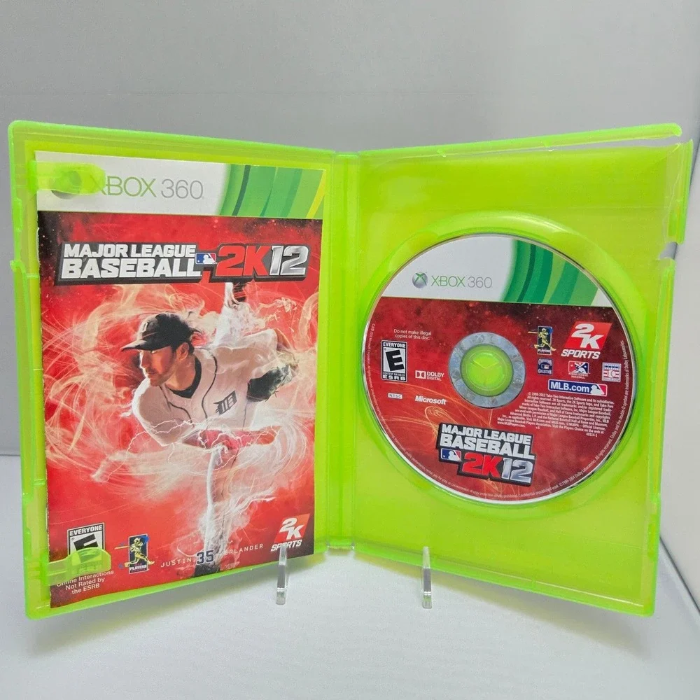 Major League Baseball 2K11 & 2K12 Bundle - Xbox360 - Complete CIB 2 Games Tested